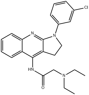 AcetaMide,N-[1-(3-chlorophenyl)-2,3-dihydro-1H-pyrrolo[2,3-b]quinolin-4-yl]-2-(diethylaMino)-