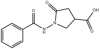 1-(苯甲酰氨基)-5-氧代吡咯烷-3-羧酸