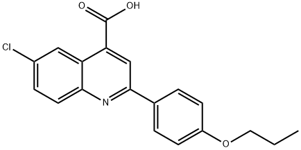 6-氯-2-(4-丙氧芬基)-喹啉-4-羧酸