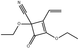 2-Cyclobutene-1-carbonitrile,2-ethenyl-1,3-diethoxy-4-oxo-(9CI)