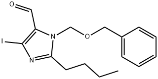 1-Benzyloxymethyl-2-butyl-4-iodoimidazole-5-carboxaldehyde