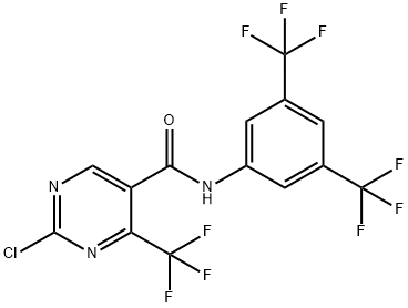 N-[3,5-Bis(trifluoromethyl)phenyl]-2-chloro-4-(trifluoromethyl)-5-pyrimidinecarboxamide