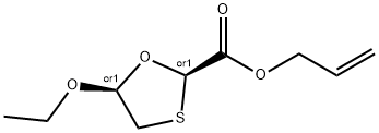 1,3-Oxathiolane-2-carboxylicacid,5-ethoxy-,2-propenylester,cis-(9CI)