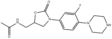 N-[[3-(3-氟-4-(哌嗪-1-基)苯基)-2-氧代恶唑烷-5-基]甲基]乙酰胺