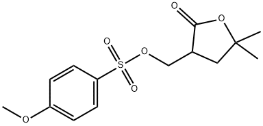 5,5-DIMETHYL-3-(METHOXYBENZENESULFONYLOXYMETHYL)DIHYDRO-2-[3H]-FURANONE