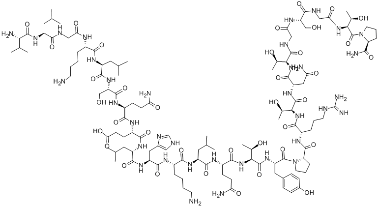 VAL-LEU-GLY-LYS-LEU-SER-GLN-GLU-LEU-HIS-LYS-LEU-GLN-THR-TYR-PRO-ARG-THR-ASN-THR-GLY-SER-GLY-THR-PRO-NH2