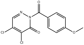 4,5-dichloro-2-(4-methoxybenzoyl)pyridazin-3-one