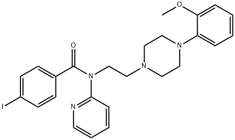 4-碘-N-[2-[4-(2-甲氧基苯基)-1-哌嗪基]乙基]-N-(2-吡啶基)苯甲酰胺