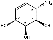 4-Cyclohexene-1,2,3-triol,6-amino-,(1R,2S,3R,6S)-rel-(9CI)