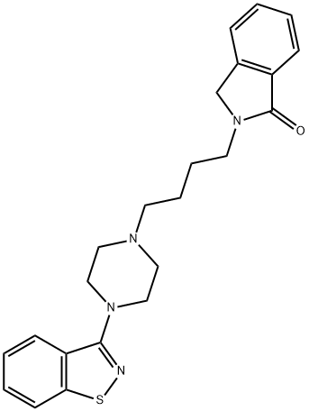 2-(4-(4-(1,2-benzisothiazol-3-yl)piperazin-1-yl)butyl)-1-isoindolinone