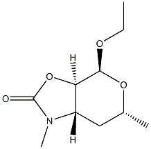 2H-Pyrano[4,3-d]oxazol-2-one,4-ethoxyhexahydro-1,6-dimethyl-,[3aR-(3aalpha,4bta,6alpha,7abta)]-(9CI)