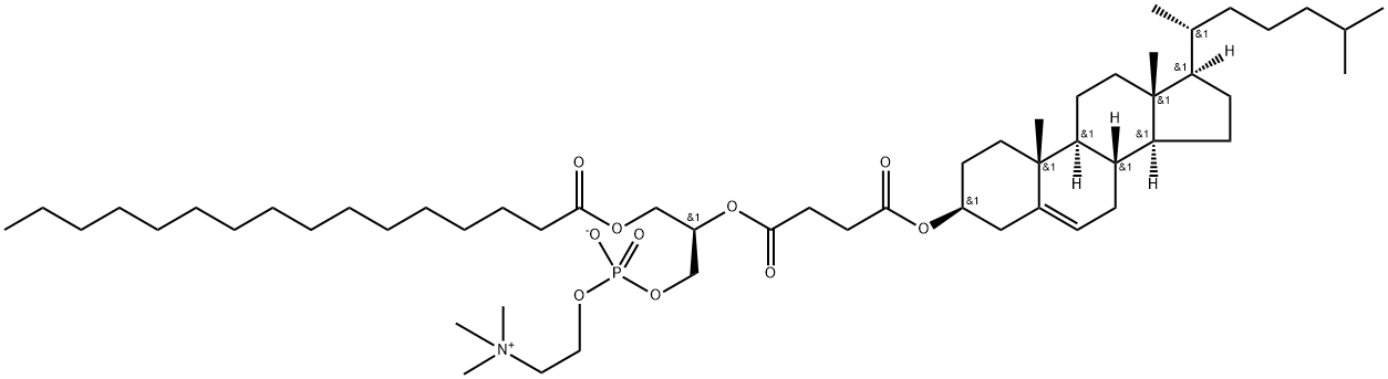 1-PALMITOYL-2-CHOLESTERYLHEMISUCCINOYL-SN-GLYCERO-3-PHOSPHOCHOLINE;PCHEMSPC