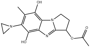 6-(1-aziridinyl)-2,3-dihydro-3-acetoxy-5,8-dihydroxy-7-methyl-1H-pyrrolo(1,2-a)benzimidazole