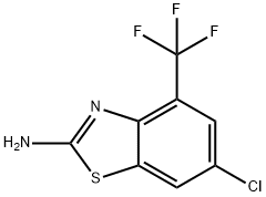 2-AMINO-6-CHLORO-4-(TRIFLUOROMETHYL)BENZO[D]THIAZOLE