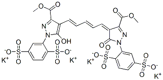 2-[(4Z)-4-(2E,4E)-5-[1-(2,5-二磺酰氨基苯基)-5-羟基-3-(甲氧基羰基)-1H-吡唑-4-基]-2,4-戊二烯-1-亚亚烷}-3-(甲氧基羰基)-5-氧代-4,5-二氢-