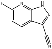 1H-Pyrazolo[3,4-b]pyridine-3-carbonitrile,6-fluoro-(9CI)