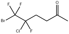 6-Bromo-5-chloro-2-oxo-5,6,6-trifluorohexane