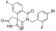 2-((4-bromo-2-fluorophenyl)methyl)-6-fluorospiro(isoquinoline-4(1H),3'-pyrrolidine)-1,2',3,5'(2H)-tetrone