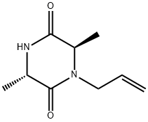 2,5-Piperazinedione,3,6-dimethyl-1-(2-propenyl)-,(3S-trans)-(9CI)