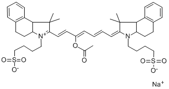 10-乙酰氧基-1,1'-双(4-磺基丁基)-4,5:4',5'-二苯并-3,3,3',3'-四甲基茚三羧酸甜菜碱钠盐