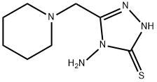 4-氨基-5-(哌啶-1-基甲基)-4H-1,2,4-三唑-3-硫醇