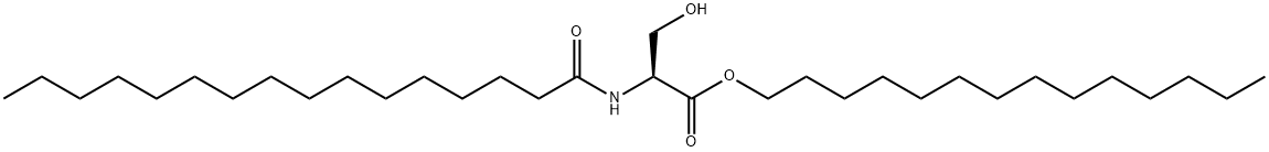 N-棕榈酰基-L-丝氨酸十四烷基酯