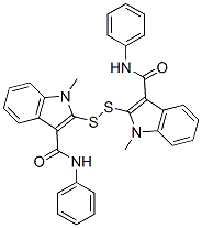 2,2-dithiobis(1-methyl-N-phenyl-1H-indole-3-carboxamide)