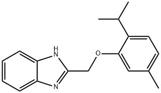 2-{[5-methyl-2-(propan-2-yl)phenoxy]methyl}-1H-benzimidazole