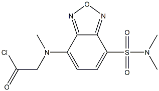 4-(N,N-二甲基氨磺酰)-7-(N-氯甲酰甲基-N-甲氨基)-2,1,3-苯并恶二唑[用于高效液相色谱标记]