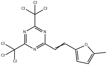 2-[2-(5-甲基呋喃-2-基)乙烯基]-4,6-双(三氯甲基)-1,3,5-三嗪