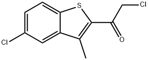 2-CHLORO-1-(5-氯-3-甲基苯并[B]噻吩-2-基)乙醛-1-酮