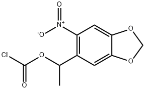 1-(6-硝基苯并[D][1,3]二噁茂-5-基)乙基氯甲酸酯