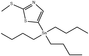 2-(Methylthio)-5-(tributylstannyl)thiazole