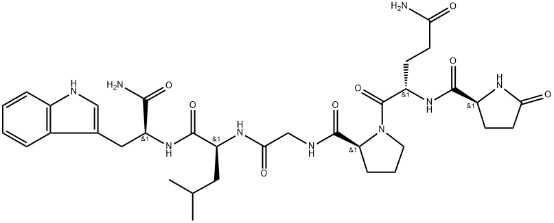 PYR-GLN-PRO-GLY-LEU-TRP-NH2