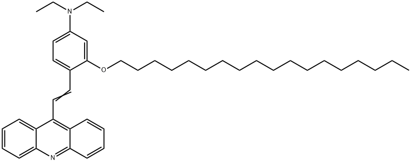 9-[4-二乙基氨基-2-(十八烷氧基)-苯乙烯基]吖啶