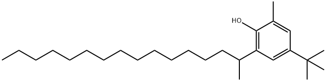 2-methyl-4-(1,1-dimethylethyl)-6-(1-methyl-pentadecyl)-phenol