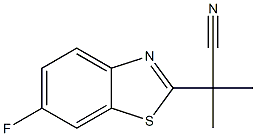 2-Benzothiazoleacetonitrile,6-fluoro-alpha,alpha-dimethyl-(9CI)