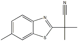 2-Benzothiazoleacetonitrile,alpha,alpha,6-trimethyl-(9CI)