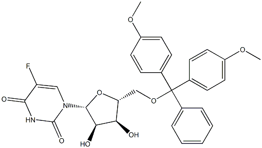 5'-O-4,4'-dimethoxytrityl-5-fluorouridine