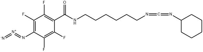 1-(6-(4-azido-2,3,5,6-tetrafluorobenzamido)hexyl)-3-cyclohexylcarbodiimide