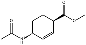 2-Cyclohexene-1-carboxylicacid,4-(acetylamino)-,methylester,trans-(9CI)