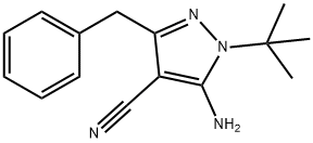 5-Amino-1-tert-butyl-3-phenylmethyl-4-cyanopyrazole