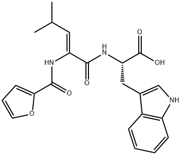 N-(2-furoyl)-alpha,beta-didehydroleucyl-tryptophan