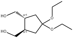 1,2-Cyclopentanedimethanol,4,4-diethoxy-,trans-(9CI)