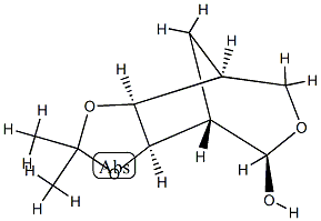 4,8-Methano-1,3-dioxolo[4,5-d]oxepin-5-ol,hexahydro-2,2-dimethyl-,[3aR-(3a-alpha-,4-bta-,5-bta-,8-bta-,8a-alpha-)]-(9CI)