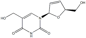 2',3'-didehydro-2',3'-dideoxy-5-hydroxymethyluridine