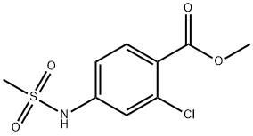 4-氨基(甲磺酰保护)-2-氯苯甲酸甲酯