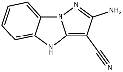 4H-Pyrazolo[1,5-a]benzimidazole-3-carbonitrile,2-amino-(9CI)