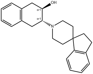 1'-(2-hydroxy-1,2,3,4-tetrahydronaphth-3-yl)spiro(1H-indene-1,4'-piperidine)