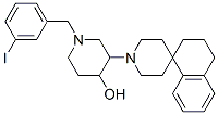 1'-(1-(3-iodobenzyl)--4-hydroxypiperidin-3-yl)-3,4-dihydrospiro(naphthalene-1(2H),4'-piperidine)